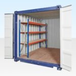 Container Racking – Adjustable, Heavy Duty Three Tier (Single Bay)
