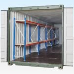 Container Racking – Adjustable, Heavy Duty Two Tier (5 Bays)