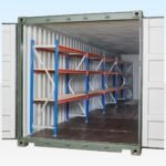 Container Racking – Adjustable, Heavy Duty Three Tier (5 Bays)