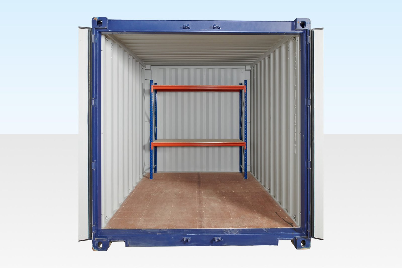 Adjustable Heavy Duty Two Tier Racking for Rear of Container Adjustable Heavy Duty Two Tier Racking for Rear of Container - Image 1