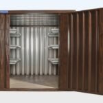 Wood-Effect Flat Packed Storage Container 2m x 2.1m