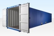 40ft Shipping Container Blue (RAL 5013) - Image 4