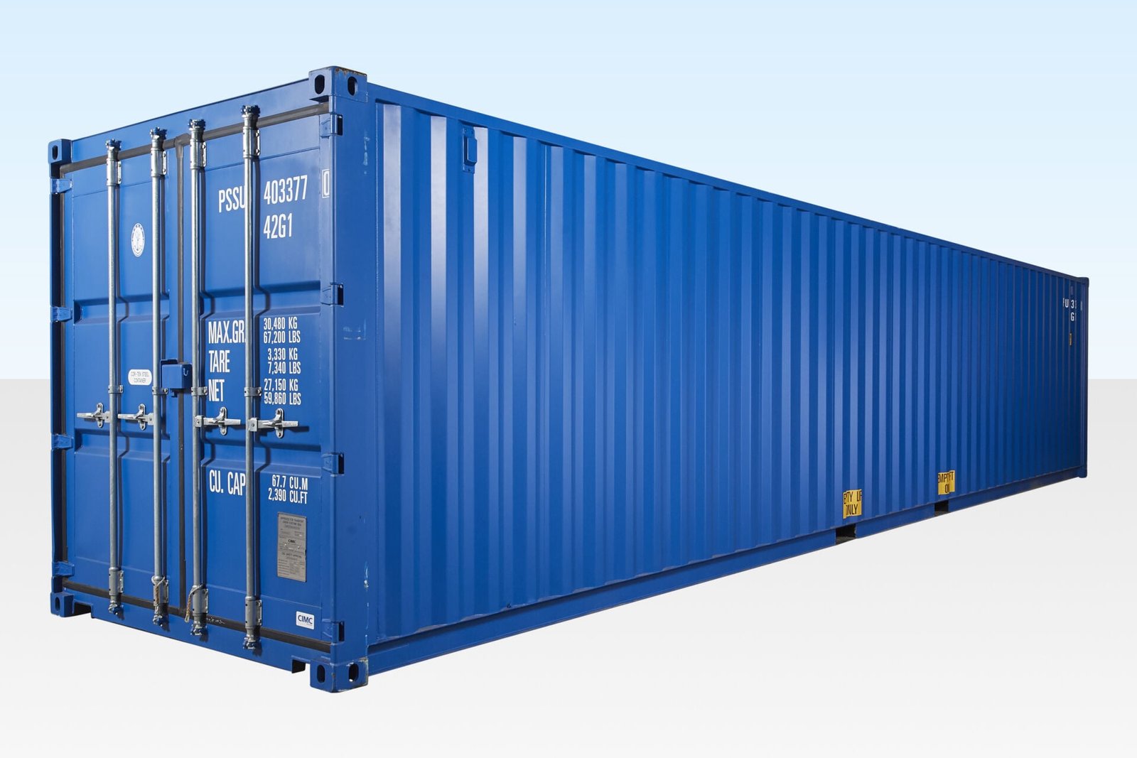 40ft Shipping Container Blue (RAL 5013) 40ft Shipping Container Blue (RAL 5013) - Image 1
