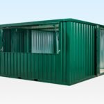 3m XL Flat Pack Kiosk & Side Linked Store Bundle (RAL6005)