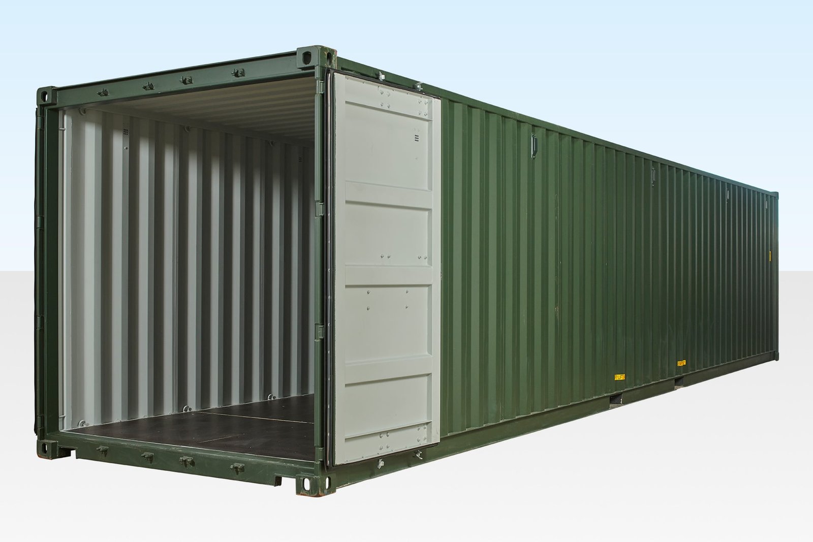 40ft Shipping Container Green (RAL 6007) 40ft Shipping Container Green (RAL 6007) - Image 1