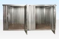 3m x 4.2m Side Linked Flat Pack Container Bundle (Galv)