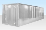6m x 2.1m End Linked Flat Packed Container Bundle (Galv) - Image 6