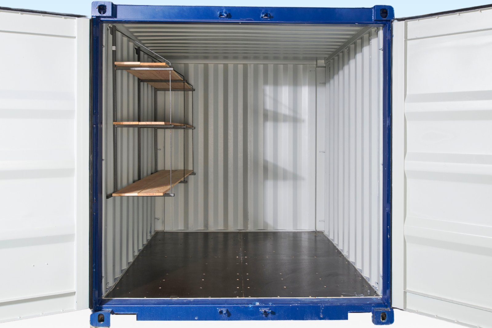 Container Shelving (Fastfit Brackets) 10ft Single Side Container Shelving (Fastfit Brackets) 10ft Single Side - Image 1