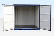 6ft Storage Container New Blue (RAL 5013) - Image 3