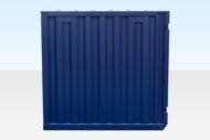 6ft Storage Container New Blue (RAL 5013) - Image 4