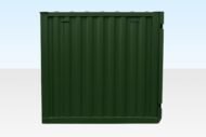 6ft Storage Container New Green (RAL 6007) - Image 2