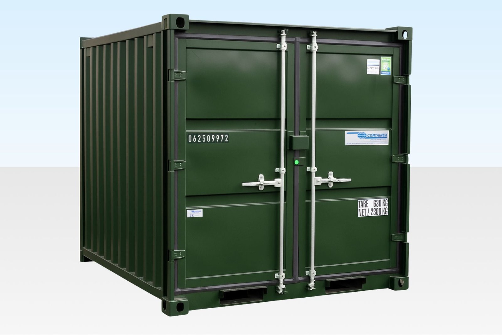 8ft Storage Container New Green (RAL 6007) 8ft Storage Container New Green (RAL 6007) - Image 1