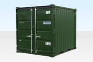 10ft Storage Container New Green (RAL 6007) - Image 2