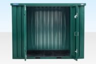 3m Side Door Flat Pack Store – Powder Coated Green