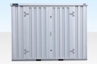 3m Side Door Flat Pack Store – Galvalume - Image 3