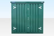 3m Flat Pack Storage Container – Powder Coated Green - Image 4