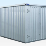 4m Flat Pack Storage Container – Galvalume