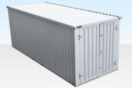 6m Flat Pack Storage Container – Galvalume - Image 2