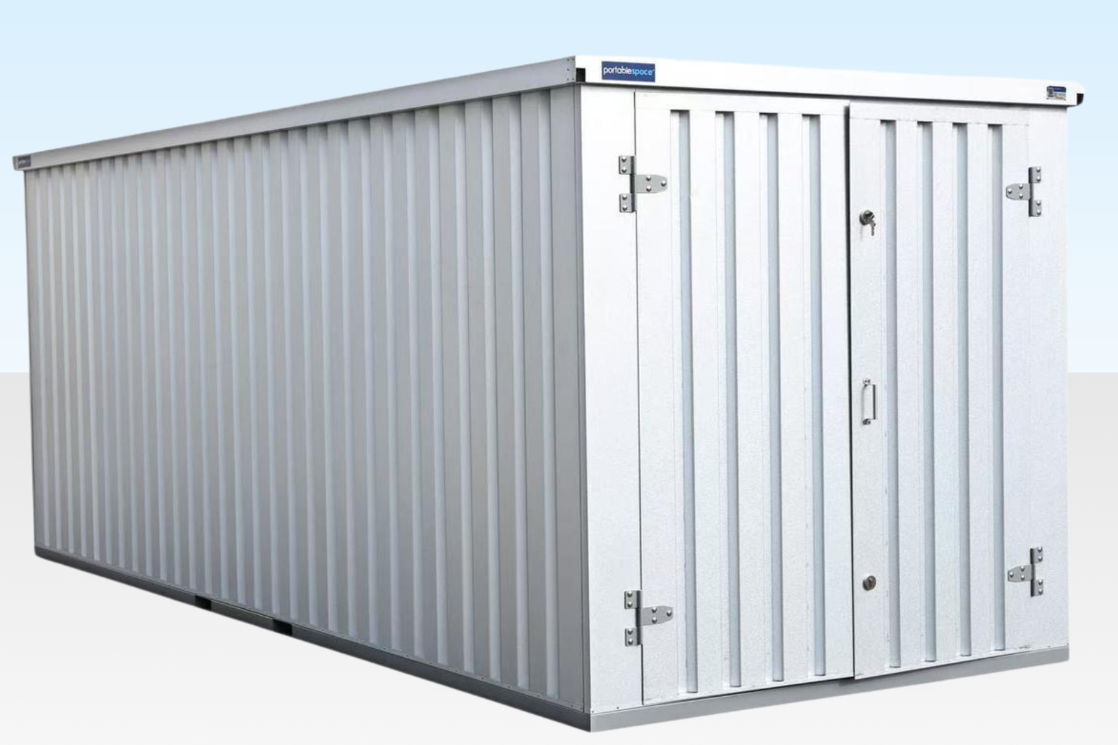 6m Flat Pack Storage Container – Galvalume 6m Flat Pack Storage Container – Galvalume - Image 1