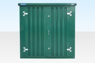 6m Flat Pack Storage Container – Powder Coated RAL6005 - Image 2