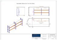 Container Racking – Adjustable, Heavy Duty Two Tier (2 Bays) - Image 4