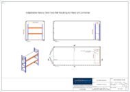 Adjustable Heavy Duty Two Tier Racking for Rear of Container - Image 3