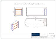 Adjustable Heavy Duty Three Tier Racking for Rear of Container - Image 3