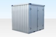 2m Flat Pack Storage Container – Galvalume - Image 3