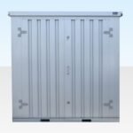 2m Flat Pack Storage Container – Galvalume