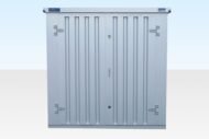 3m Flat Pack Storage Container – Galvalume - Image 2