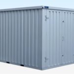3m Flat Pack Storage Container – Galvalume