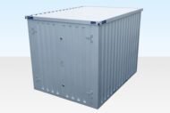 3m Flat Pack Storage Container – Galvalume - Image 5