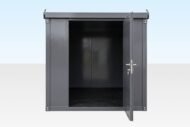 Insulated 4m Flat Pack Store (RAL7015) – Grey - Image 2