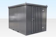 Insulated 4m Flat Pack Store (RAL7015) – Grey - Image 3