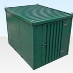Insulated 4m Flat Pack Store (RAL6005) – Green