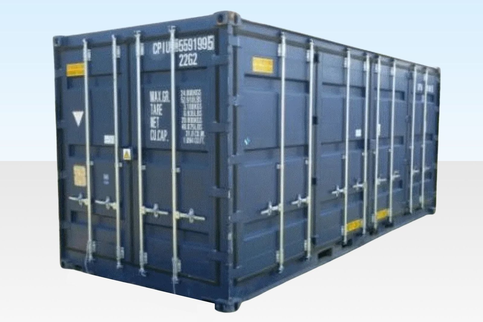 20ft x 8ft Open Side Bunded Open Mesh Floor Store 20ft x 8ft Open Side Bunded Open Mesh Floor Store - Image 1